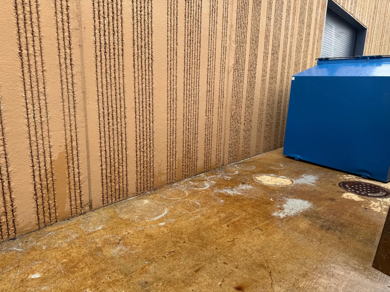 Commercial lot cleared after a free metal pickup